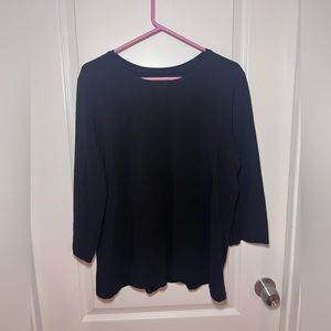 Chicos The Ultimate Tee 3/4 Sleeve Shirt